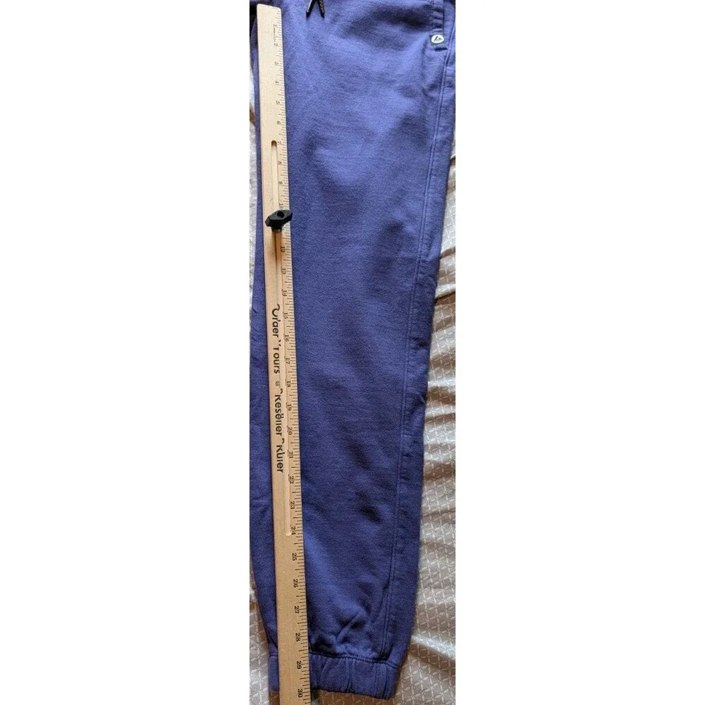 American Giant Classic Sweatpants Jogger Womens Size Small Purple Fleece Pull On